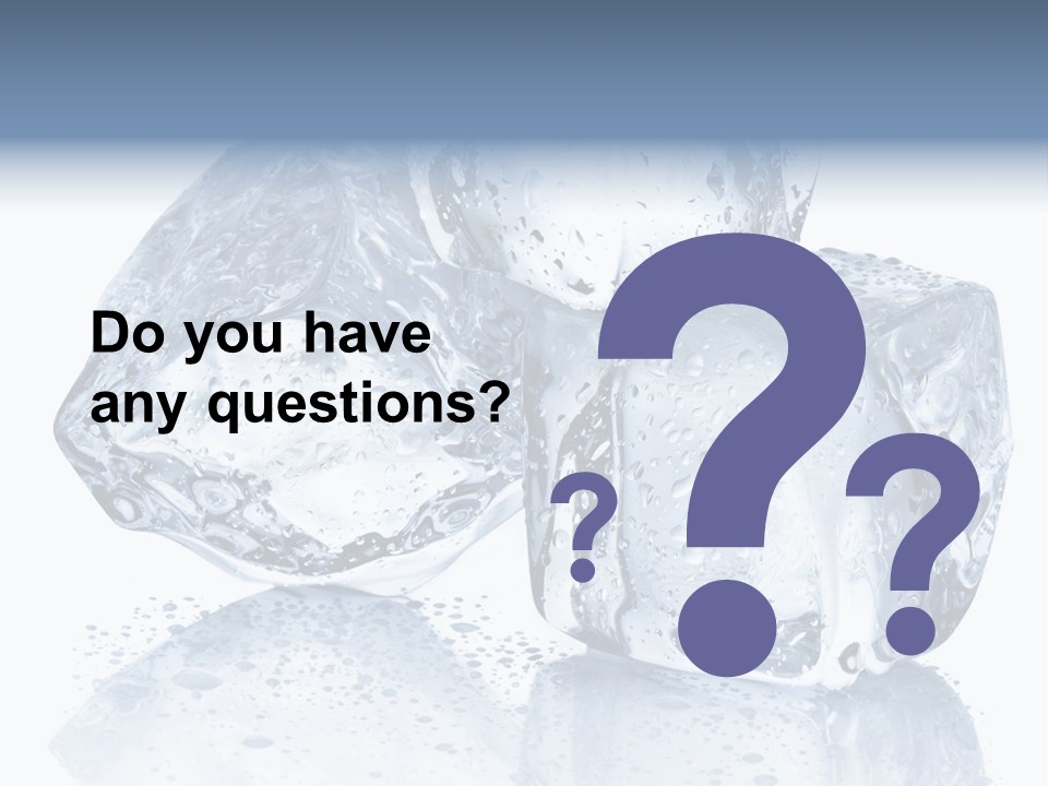 Melt Bar Cold PowerPoint Template