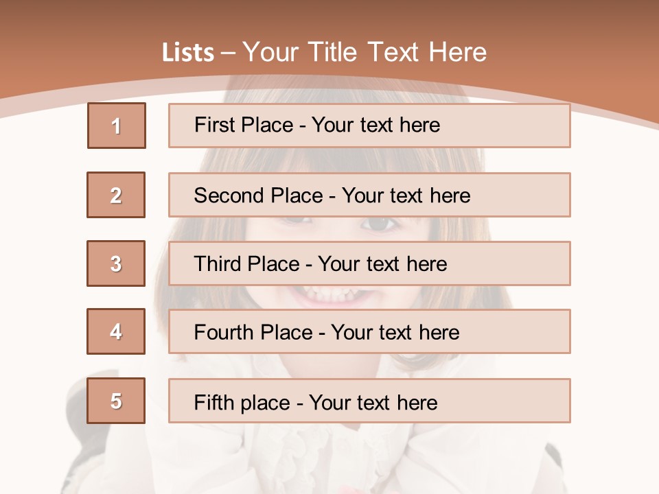 Smile Portrait Expressive Face PowerPoint Template