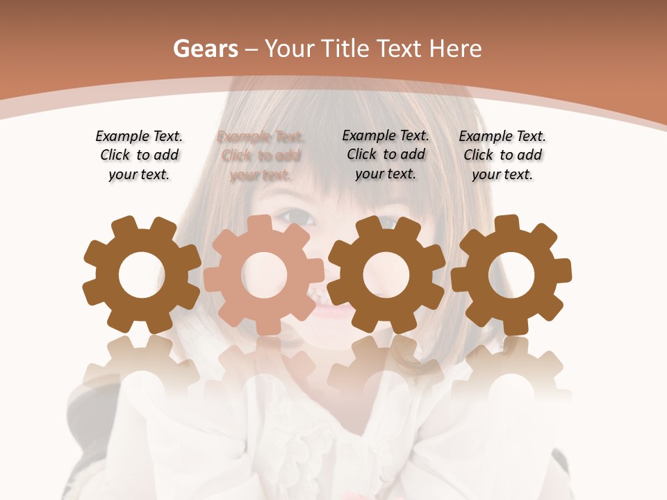 Smile Portrait Expressive Face PowerPoint Template