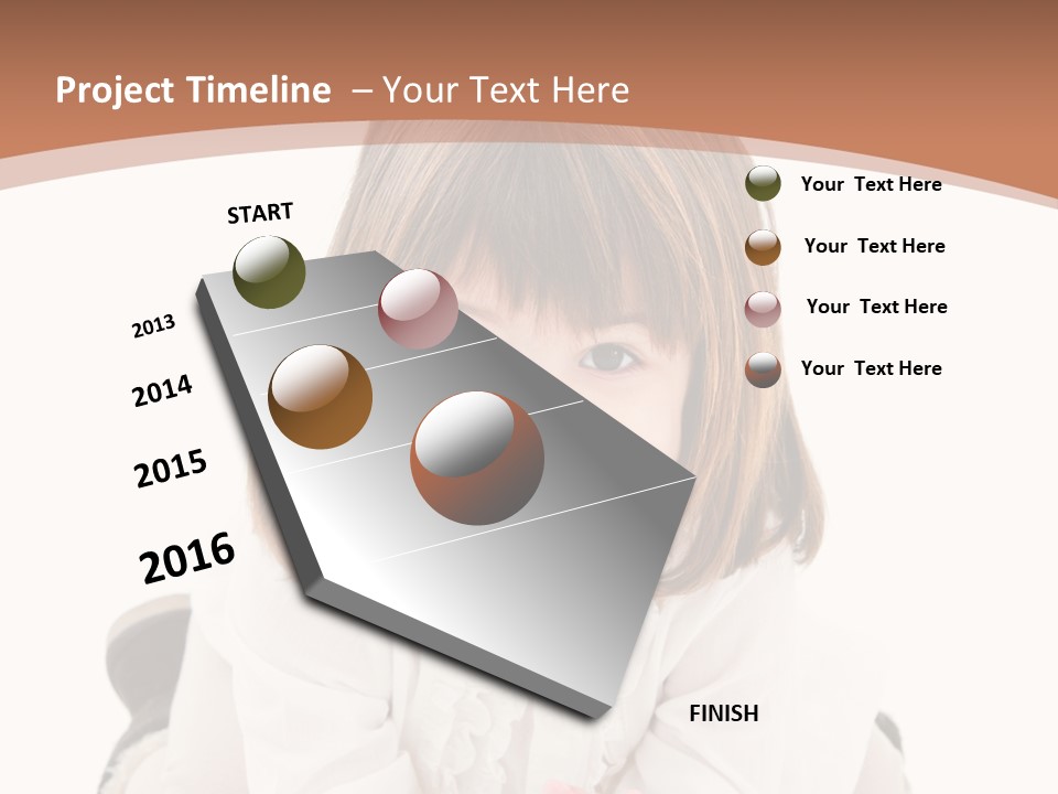 Smile Portrait Expressive Face PowerPoint Template