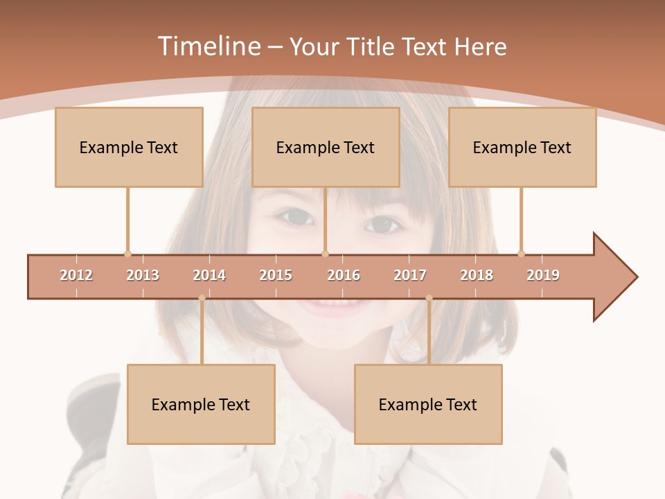 Smile Portrait Expressive Face PowerPoint Template