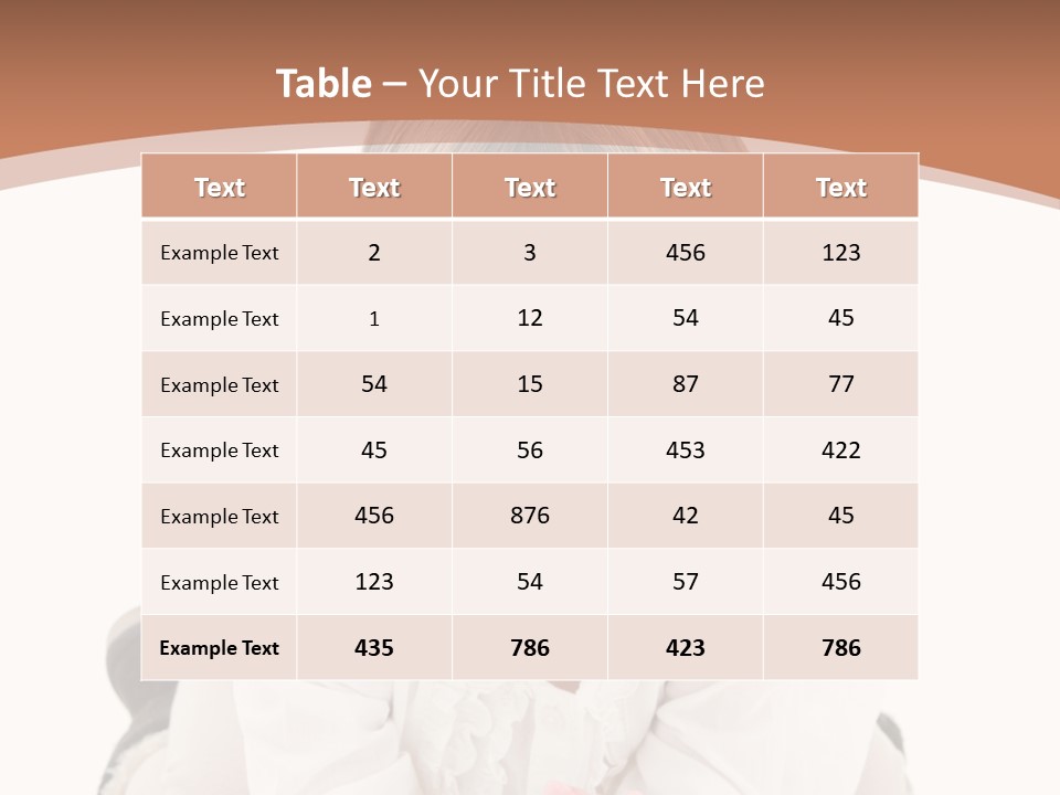 Smile Portrait Expressive Face PowerPoint Template