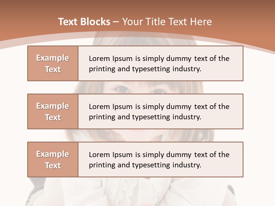 Smile Portrait Expressive Face PowerPoint Template
