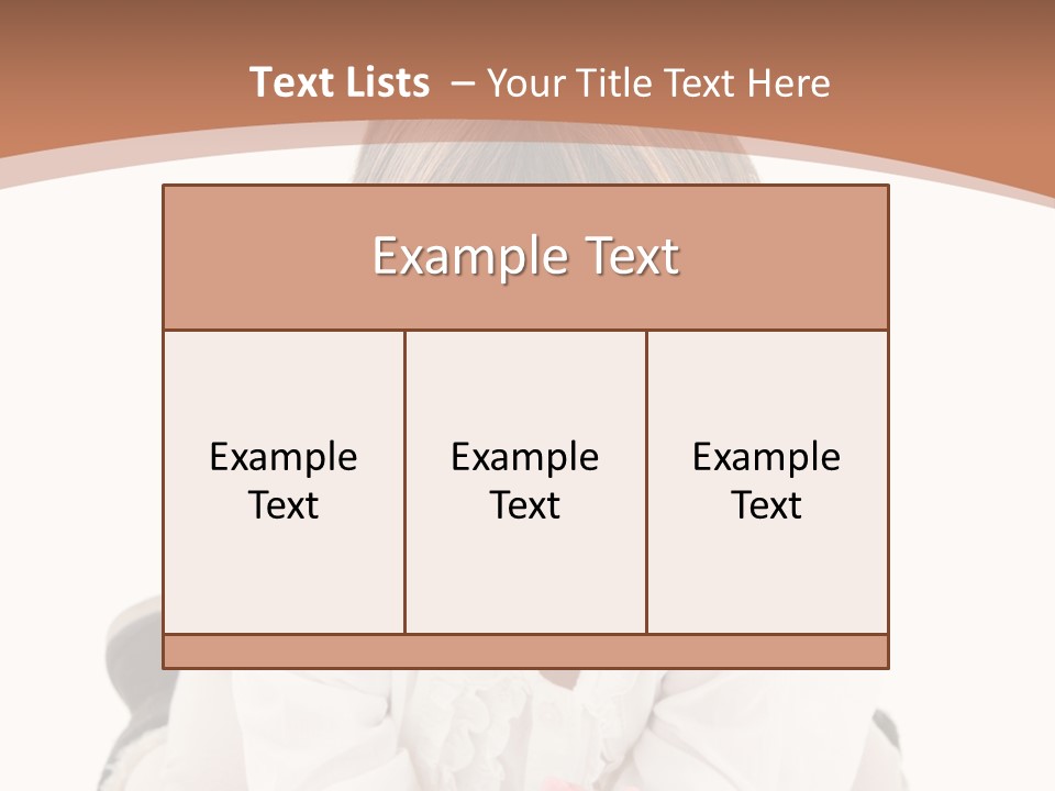 Smile Portrait Expressive Face PowerPoint Template