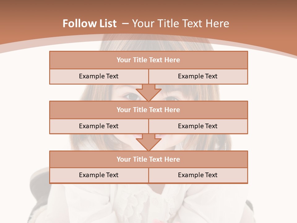 Smile Portrait Expressive Face PowerPoint Template