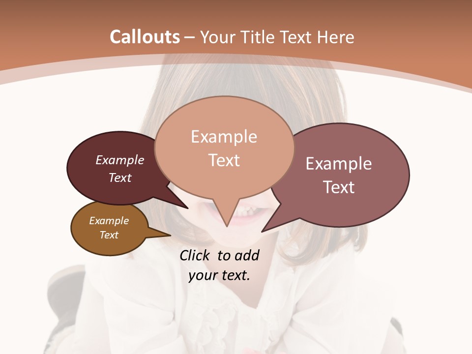 Smile Portrait Expressive Face PowerPoint Template