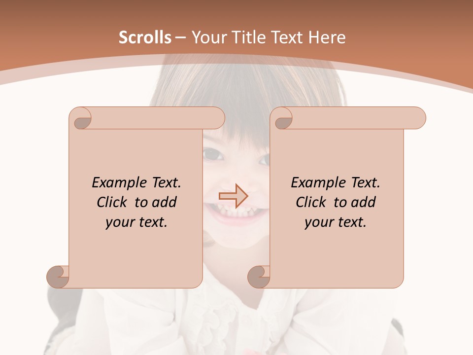 Smile Portrait Expressive Face PowerPoint Template