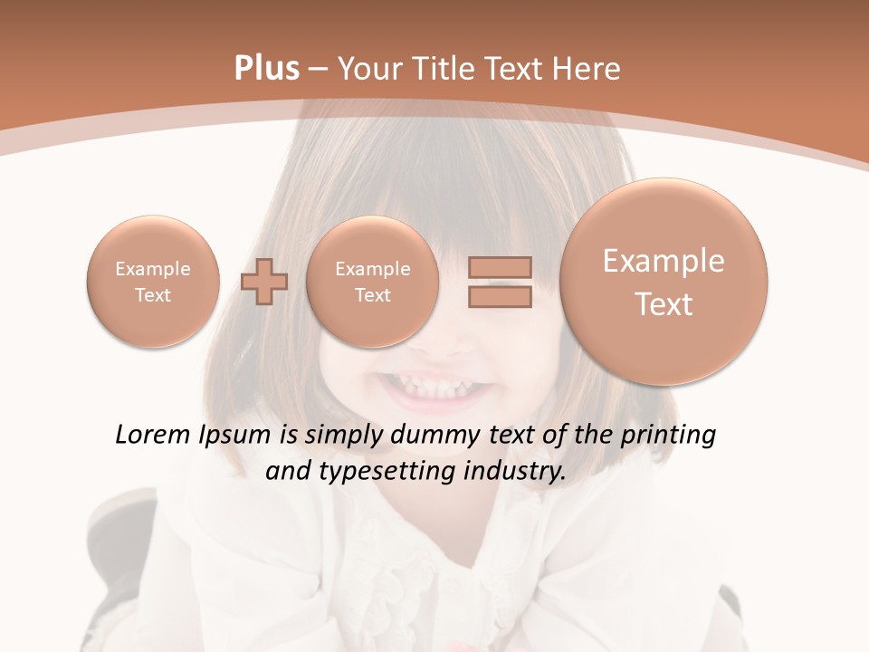 Smile Portrait Expressive Face PowerPoint Template