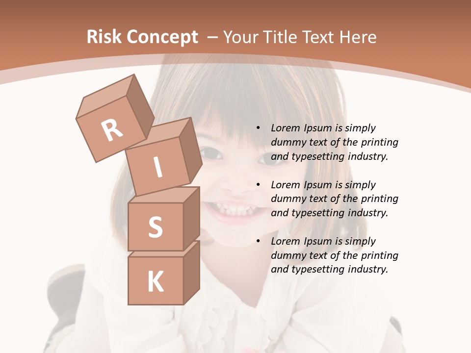 Smile Portrait Expressive Face PowerPoint Template