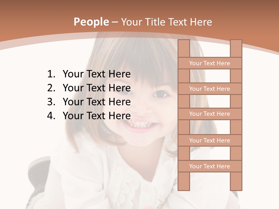 Smile Portrait Expressive Face PowerPoint Template
