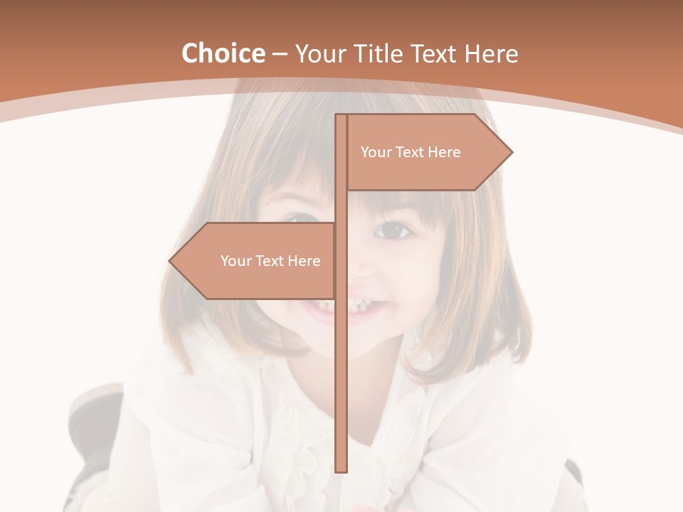 Smile Portrait Expressive Face PowerPoint Template