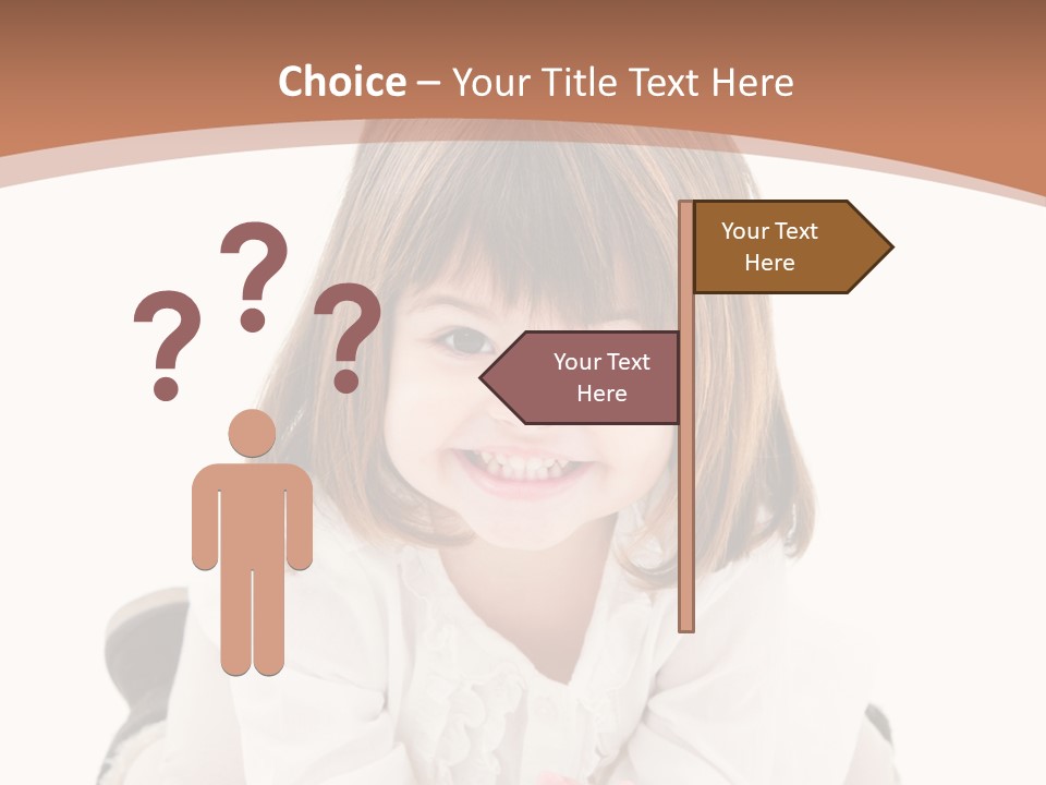 Smile Portrait Expressive Face PowerPoint Template