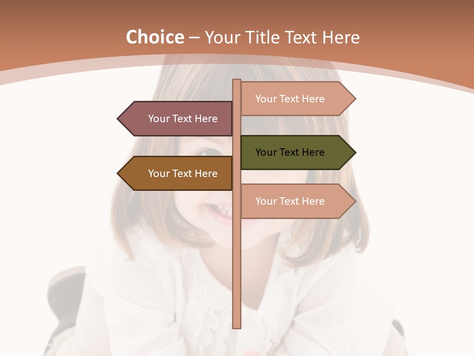 Smile Portrait Expressive Face PowerPoint Template