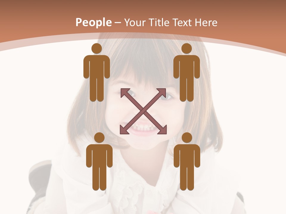 Smile Portrait Expressive Face PowerPoint Template