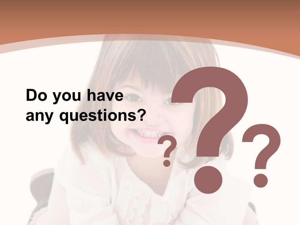 Smile Portrait Expressive Face PowerPoint Template