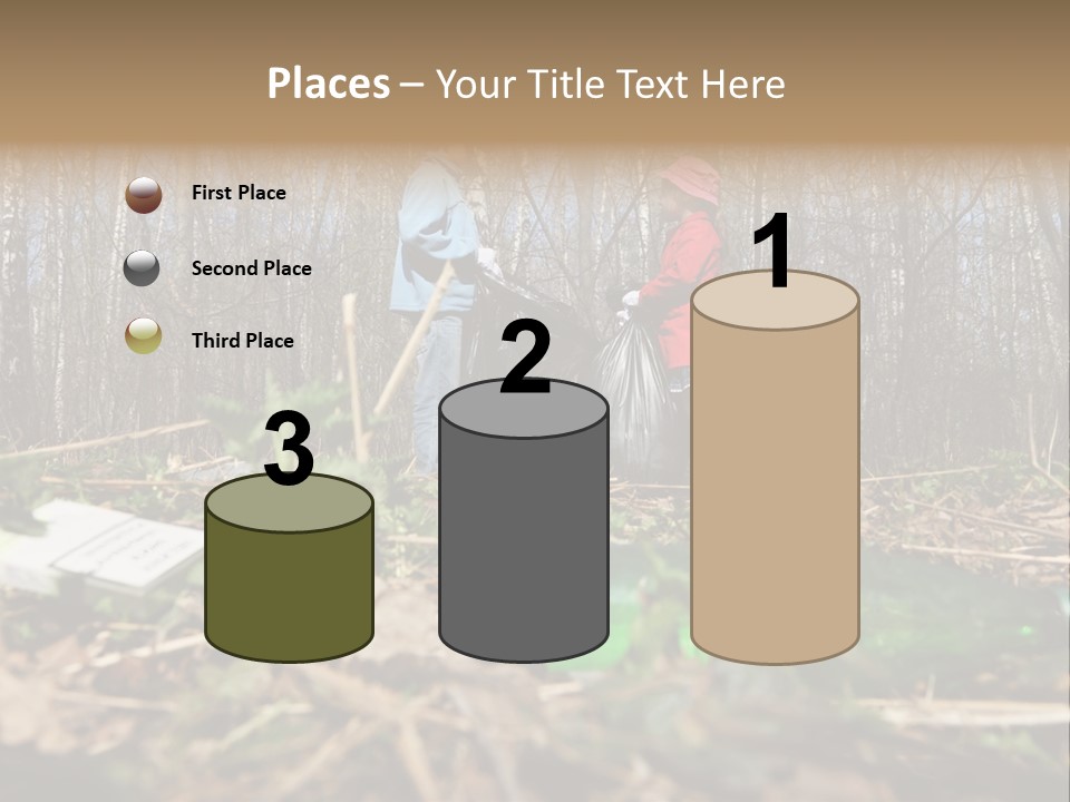 Kid Ecology White PowerPoint Template