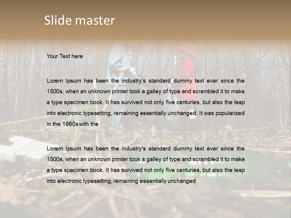 Kid Ecology White PowerPoint Template