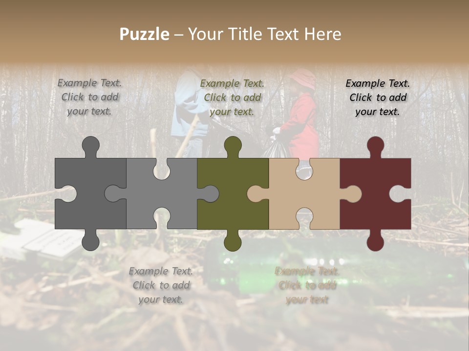 Kid Ecology White PowerPoint Template