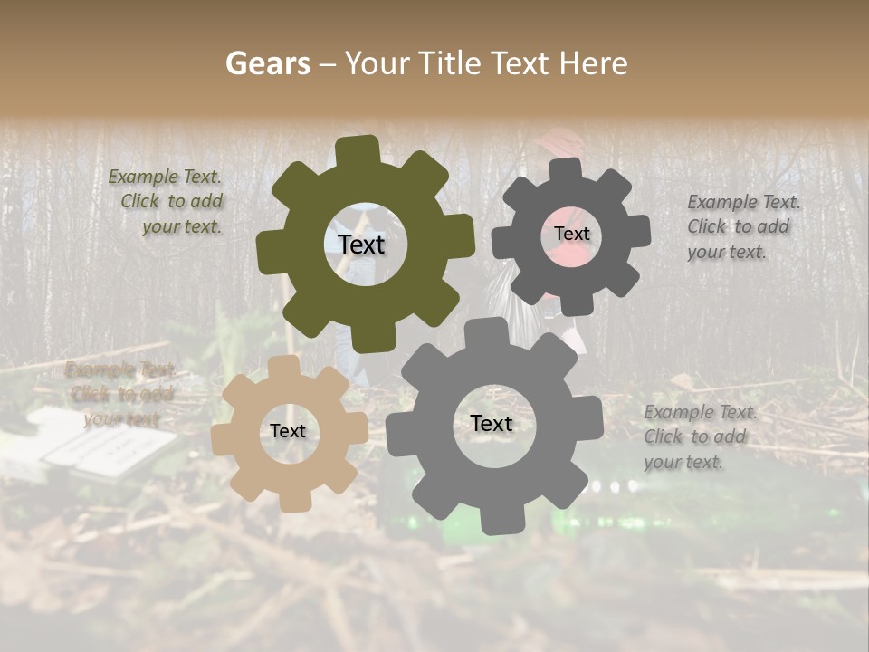 Kid Ecology White PowerPoint Template