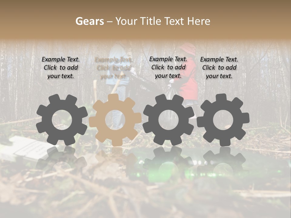 Kid Ecology White PowerPoint Template