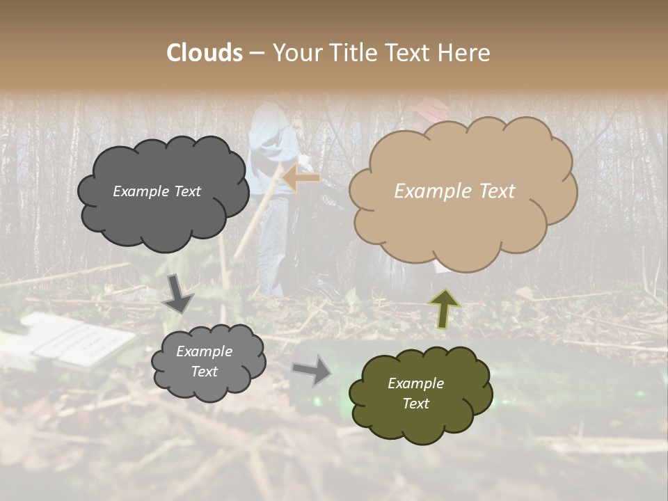 Kid Ecology White PowerPoint Template