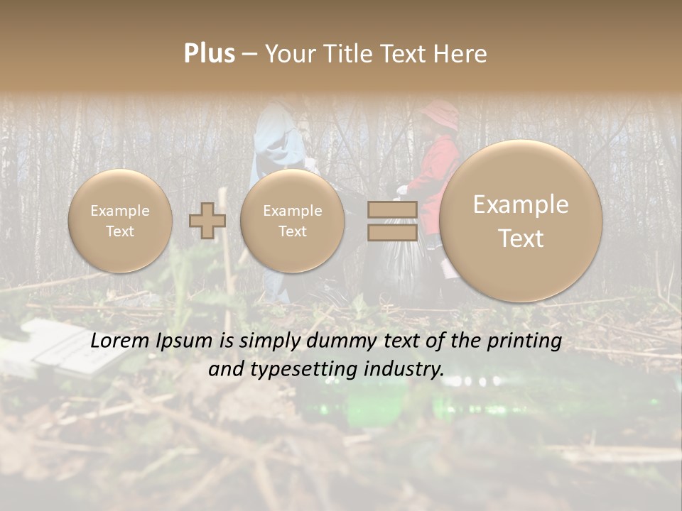 Kid Ecology White PowerPoint Template