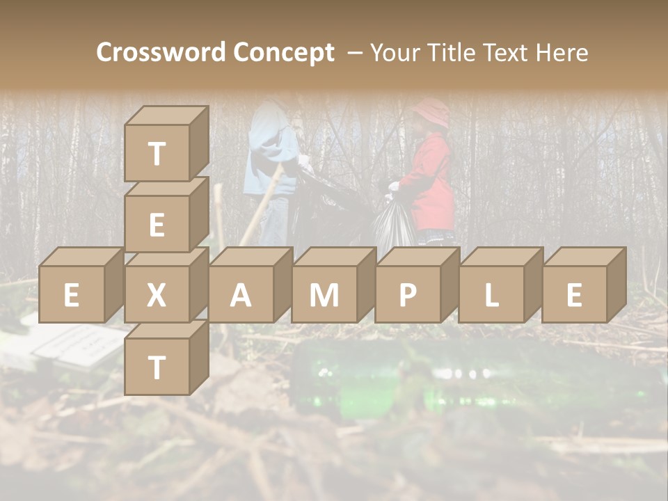 Kid Ecology White PowerPoint Template