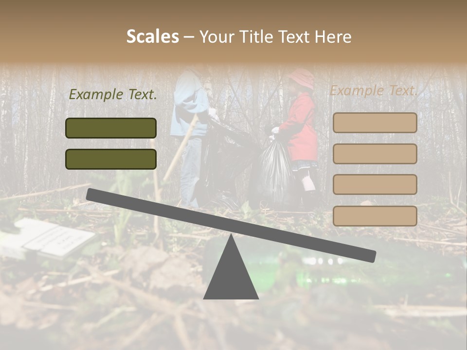 Kid Ecology White PowerPoint Template