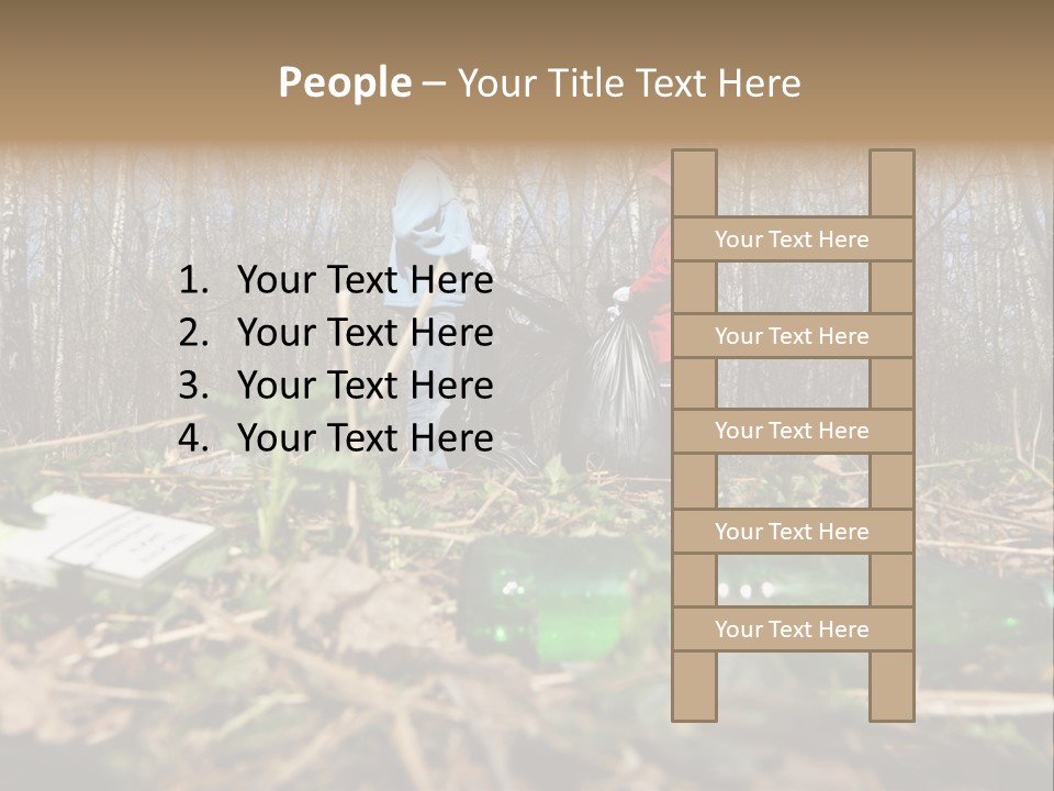 Kid Ecology White PowerPoint Template