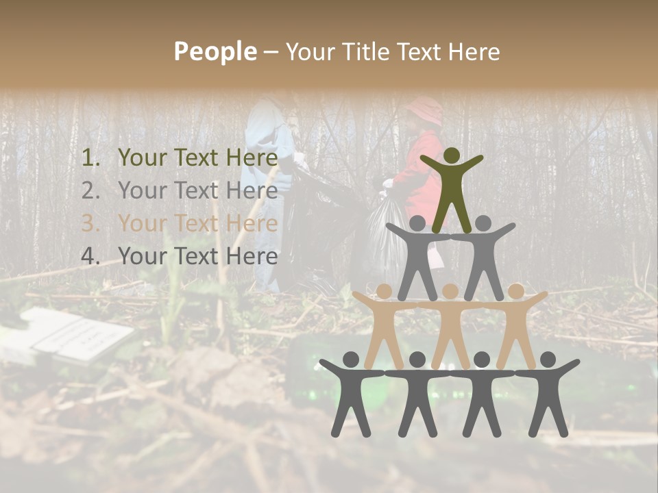 Kid Ecology White PowerPoint Template