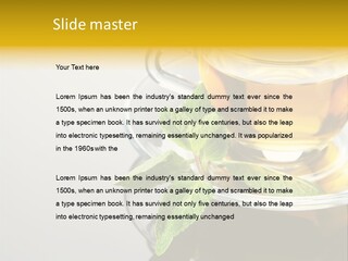 Breakfast Light Peppermint PowerPoint Template