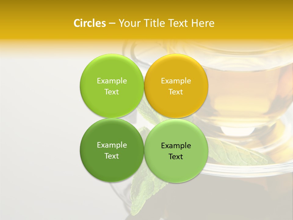 Breakfast Light Peppermint PowerPoint Template