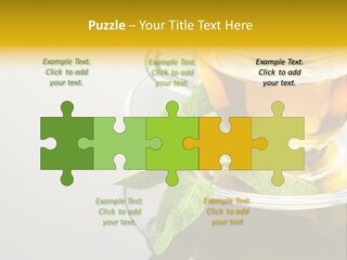 Breakfast Light Peppermint PowerPoint Template