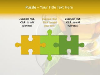 Breakfast Light Peppermint PowerPoint Template