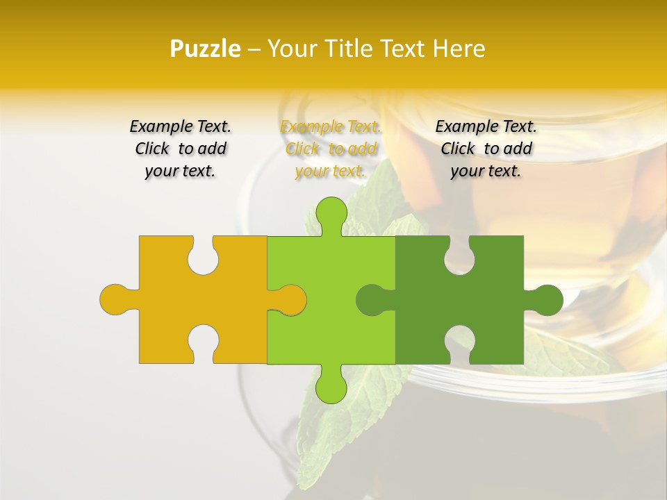 Breakfast Light Peppermint PowerPoint Template