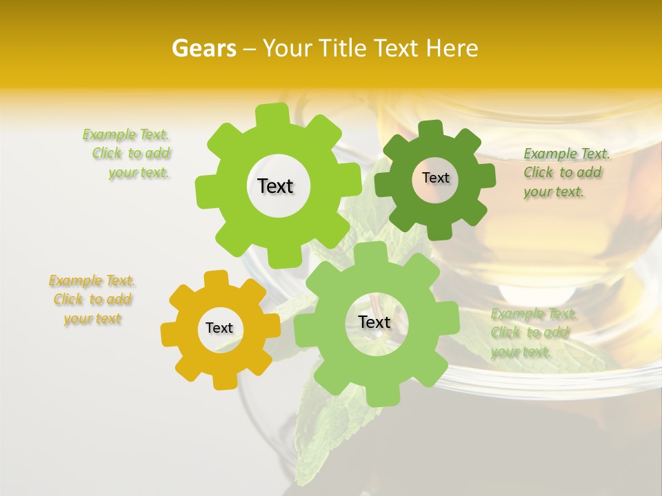 Breakfast Light Peppermint PowerPoint Template