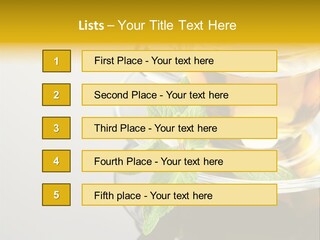 Breakfast Light Peppermint PowerPoint Template