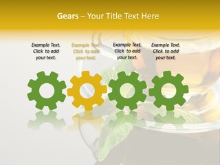 Breakfast Light Peppermint PowerPoint Template