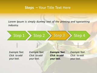 Breakfast Light Peppermint PowerPoint Template