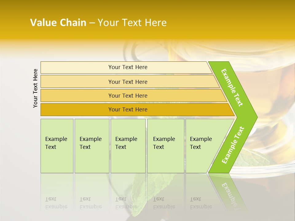 Breakfast Light Peppermint PowerPoint Template