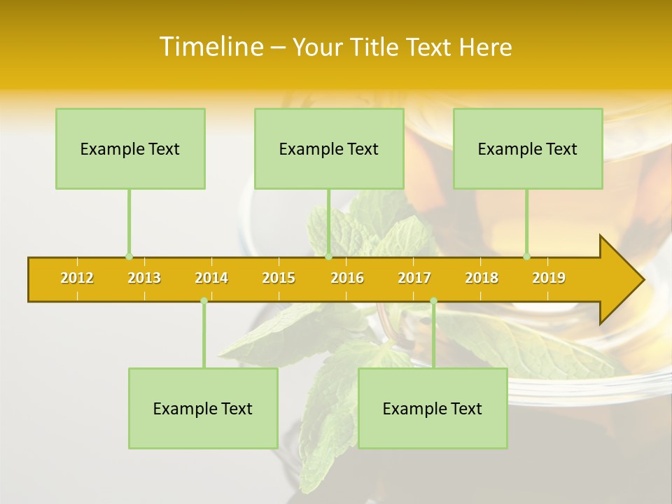 Breakfast Light Peppermint PowerPoint Template