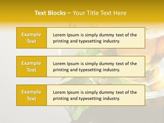 Breakfast Light Peppermint PowerPoint Template
