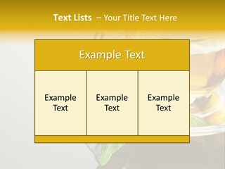 Breakfast Light Peppermint PowerPoint Template