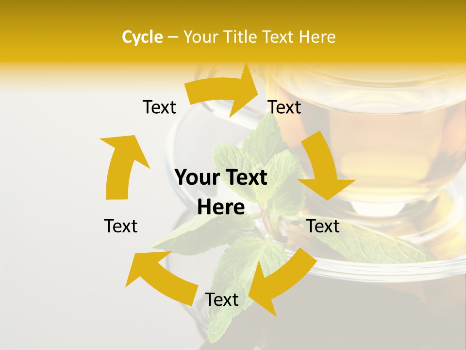 Breakfast Light Peppermint PowerPoint Template