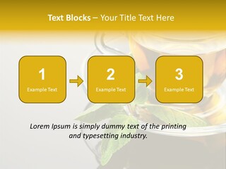 Breakfast Light Peppermint PowerPoint Template