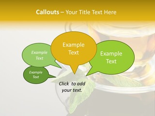 Breakfast Light Peppermint PowerPoint Template