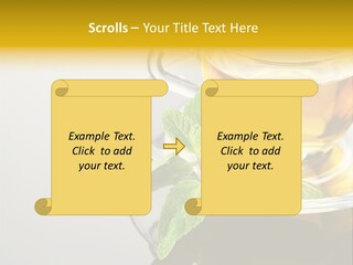 Breakfast Light Peppermint PowerPoint Template