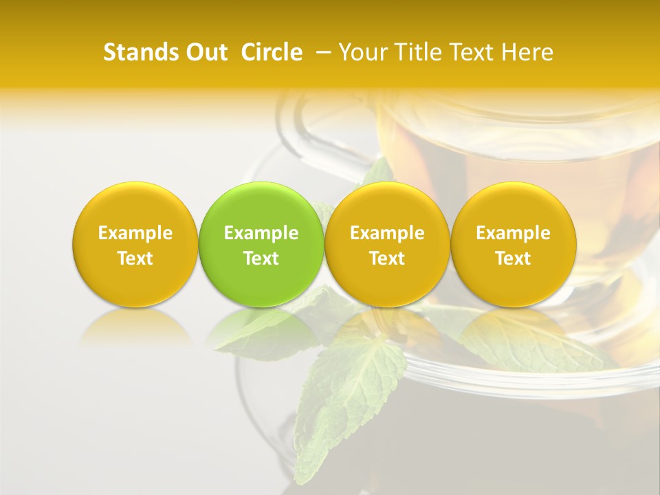 Breakfast Light Peppermint PowerPoint Template