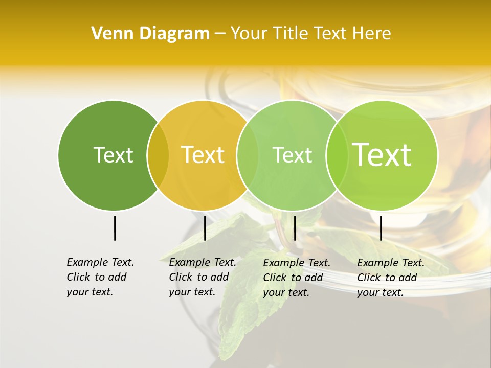 Breakfast Light Peppermint PowerPoint Template