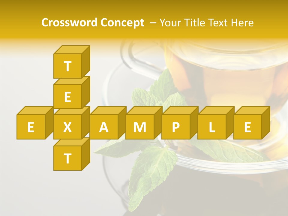 Breakfast Light Peppermint PowerPoint Template